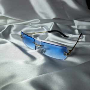 gafas de aleación en color Azul