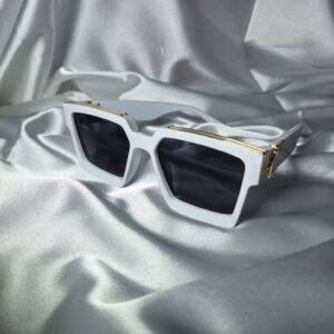gafas de sol únicas en blanco